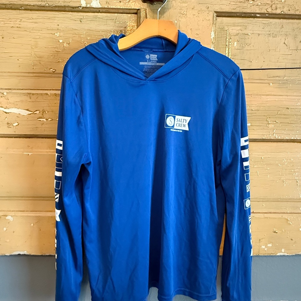 Salty Crew Royal Blue Rash Guard - Picture 2 of 5